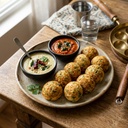 Vegetable Appe with Chutney
