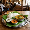 Idli with Sambar & Chutney